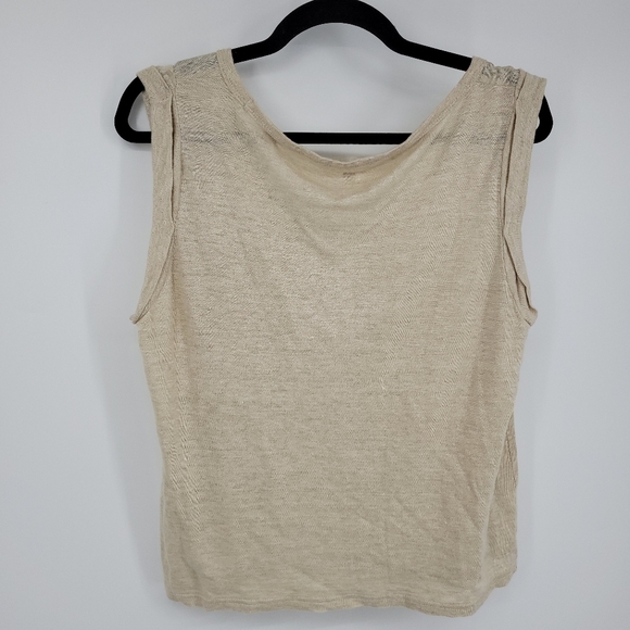 Banana Republic Womens Linen Bohemian Loose Fit Tank Top Size S - Picture 4 of 8